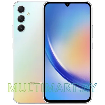 Смартфон Samsung Galaxy A34 5G SM-A346E/DSN 6GB/128GB (серебристый)
